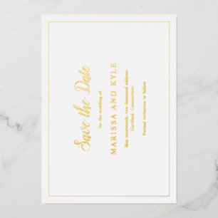 Classic Monogram Elegant Wedding Save The Date