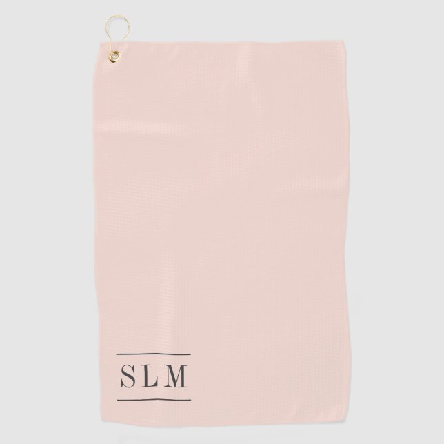 Classic monogram golf towel (Front)
