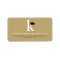Classic Monogram K & Black Graduation Cap Address