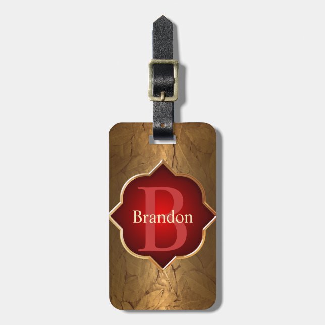 Classic Monogram Luggage Tag (Front Vertical)