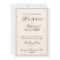 Classic Monogram Old Money Brown & Ivory Wedding