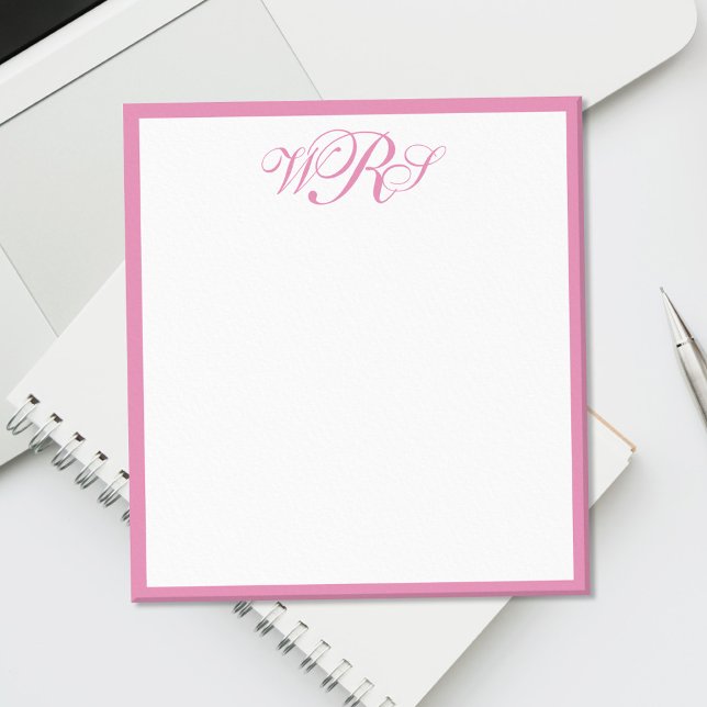 Classic Monogram Pink Notepad (Creator Uploaded)