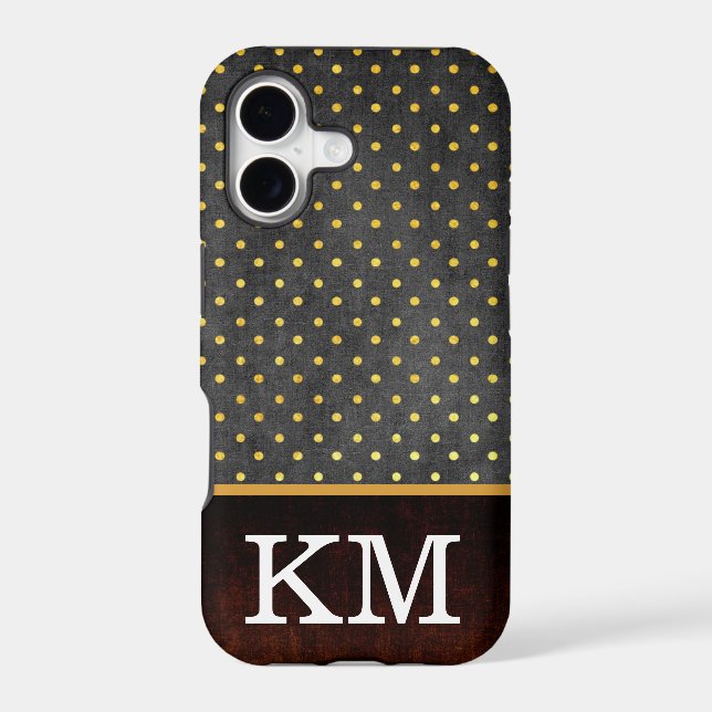 Classic Monogram Polka Dots (Back)