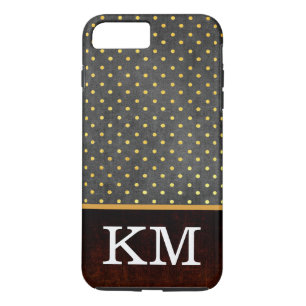 Classic Monogram Polka Dots Case-Mate iPhone Case