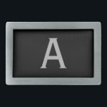 Classic Monogrammed Belt Buckle Gift<br><div class="desc">Customise this belt buckle to suit your needs.</div>
