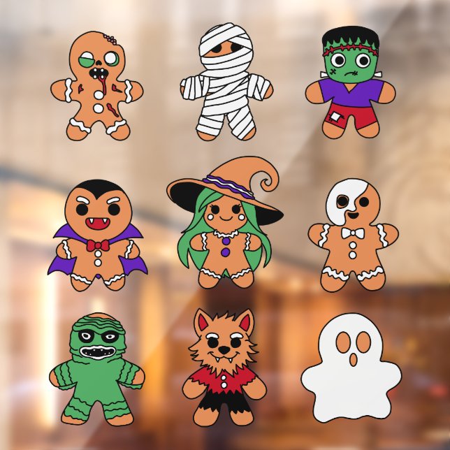 Classic Monsters Gingerbread Men (Sheet 2)