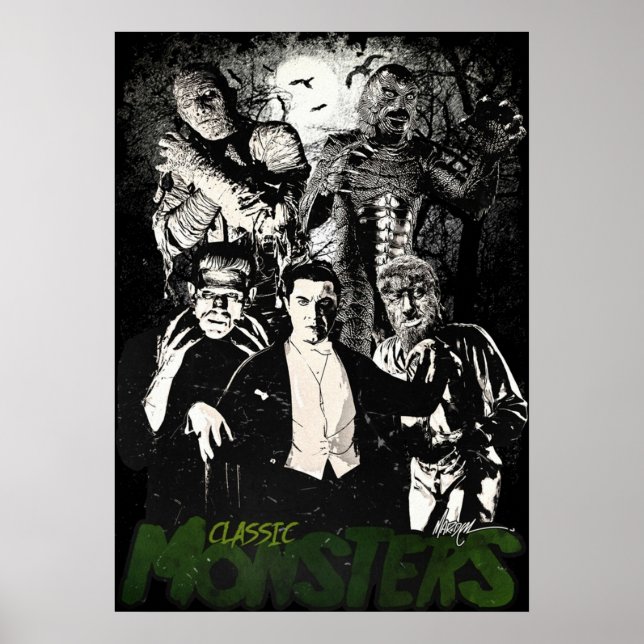 CLASSIC MONSTERS POSTER (Front)