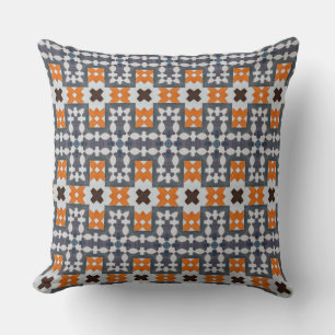 Classic Moroccan Geometric Decorative Patterns Cushion