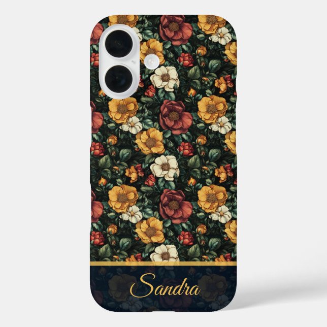 Classic Mother Gift Rose Name Case-Mate iPhone Case (Back)