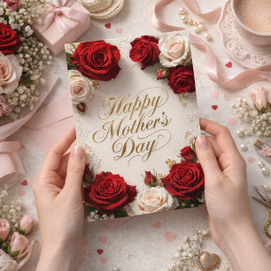 Classic Mother’s Day Floral Design Holiday Card