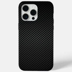 Classic Motor Racing Carbon Fibre iPhone 15 Pro Max Case