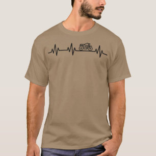 Classic Motorcycle Biker Heartbeat Cruiser Love Li T-Shirt