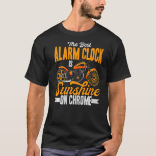 Classic Motorcycle Biker Sunshine On Chrome Premiu T-Shirt