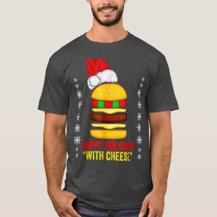 Classic Movie Love Happy Holiday With Cheese Funny T-Shirt