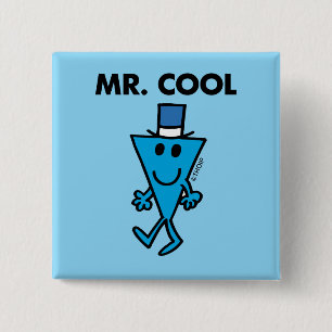 Classic Mr. Cool Pose 15 Cm Square Badge