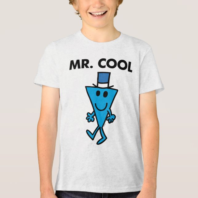 Classic Mr. Cool Pose Tri-Blend Shirt (Front)