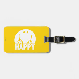 Classic Mr. Happy Luggage Tag