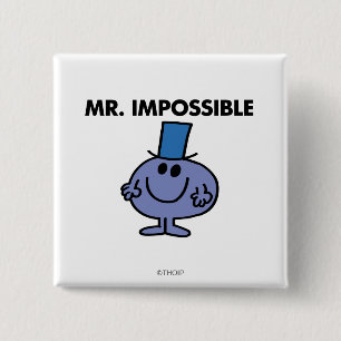 Classic Mr. Impossible 15 Cm Square Badge