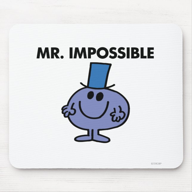 Classic Mr. Impossible Mouse Pad (Front)