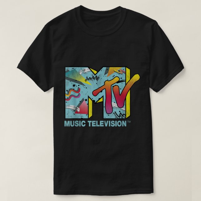 Classic MTV Logo 80s style T Shirts  (Design Front)