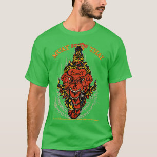 Classic Muay Thai Elephant Tattoo T-Shirt