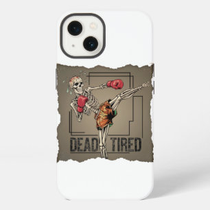 Classic Muay Thai Skeleton Fighter Iphone case