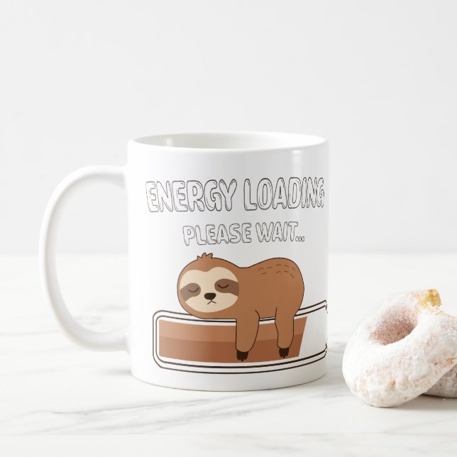 Classic Mug, 11 oz Coffee Mug (With Donut)