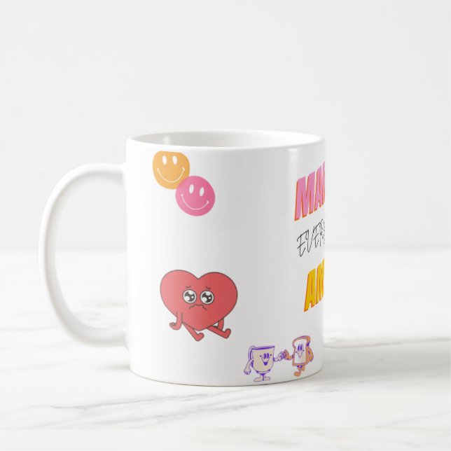 Classic Mug, 11 ozDaily Dose of Happiness Mug (Left)