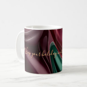 Classic mug in stylish abstract graphic