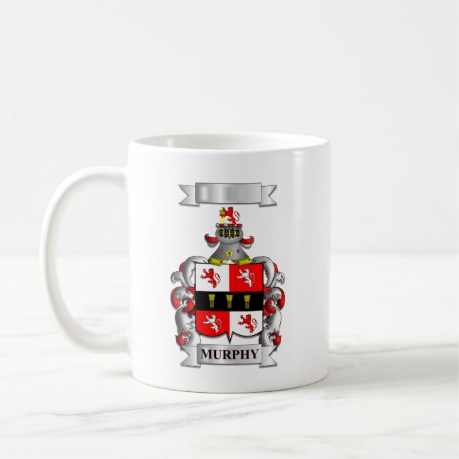 Classic Mug Murphy Surname And Shield (Left)