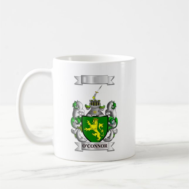 Classic Mug O'Connor Surname And Shield (Left)