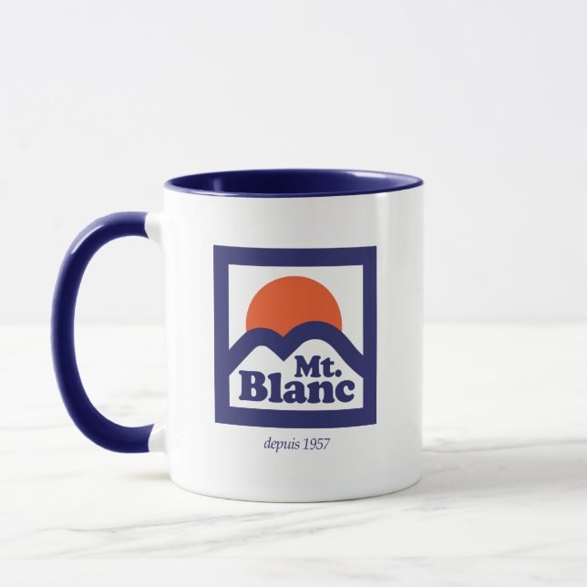 Classic Mug Retro Mont Blanc Logo (Left)