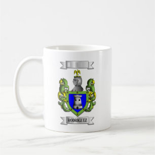 Classic Mug Rodriguez Surname And Shield