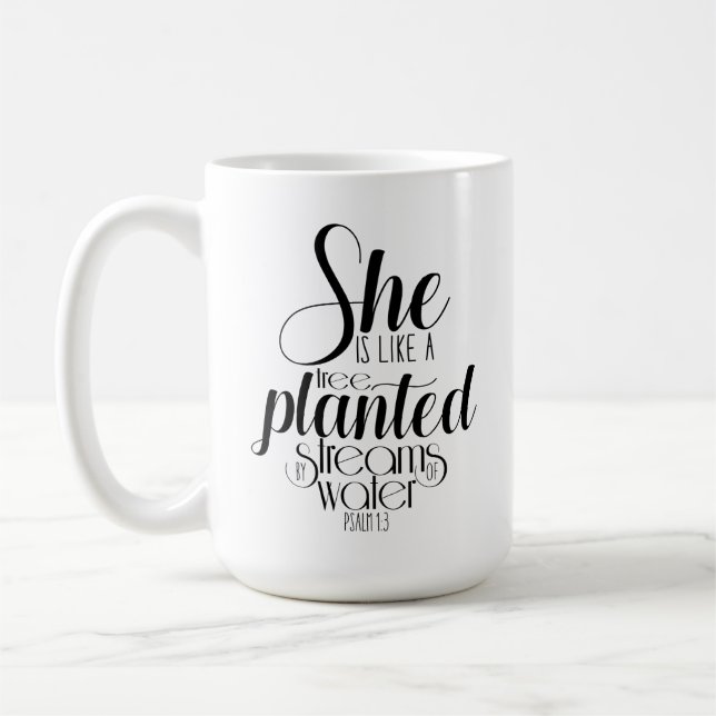 Classic Mug-She is like a tree Coffee Mug (Left)