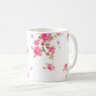 Classic Mug with pink roses