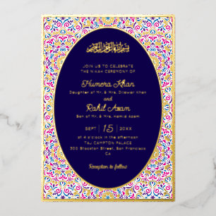 Classic Mughal Arch Mihrab Islamic Wedding