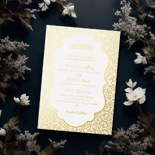 Classic Mughal Arch Mihrab Islamic Wedding