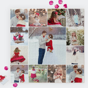 Classic Multi Photo Collage Photo Jigsaw Puzzle