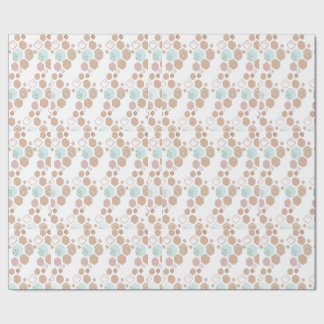 Classic multicolor shapes design  wrapping paper