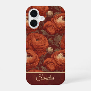Classic Mum Gifts Ranunculus Name iPhone 16 Case