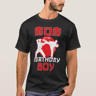 Classic Mum Of The Birthday Karate Taekwondo Boy M T-Shirt