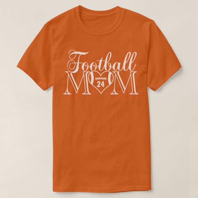 Classic Mum Thats My Boy Jersey Number (6) T-Shirt (Design Front)