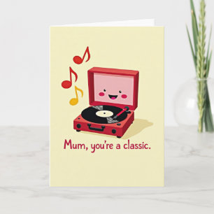 Classic Mums Day Record Card