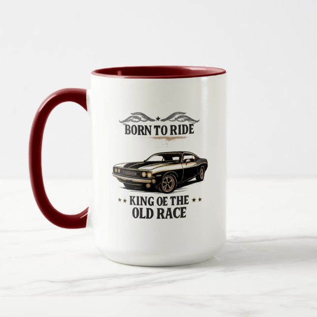 Classic Muscle Car Combo Mug (Left)