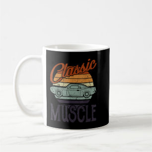 Classic Muscle Car Design Men Vintage Car Gift  Coffee Mug