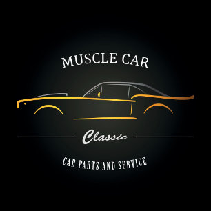 Classic Muscle Car Front View Vintage Design T-Shirt