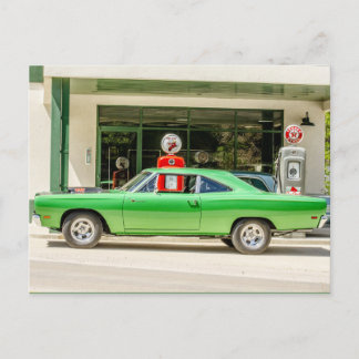 Classic Muscle Car Postcard