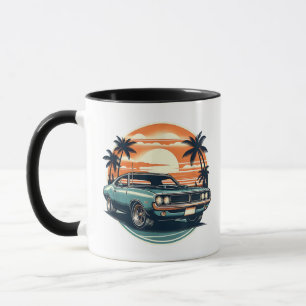 Classic Muscle Car Retro Vintage Style Mug