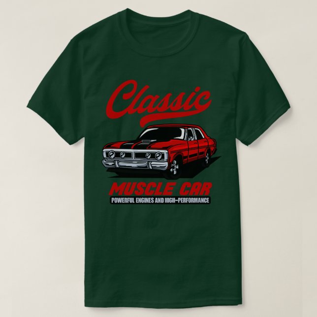 CLASSIC MUSCLE CAR T-Shirt (Design Front)