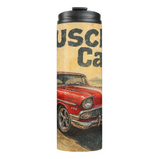 Classic Muscle Car Tumbler Wrap